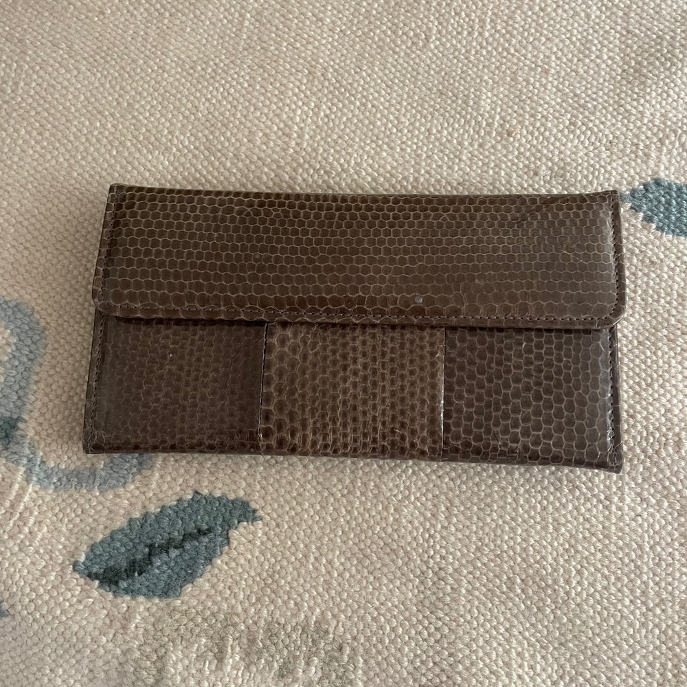 Vintage Genuine Snakeskin Wallet by Buxton